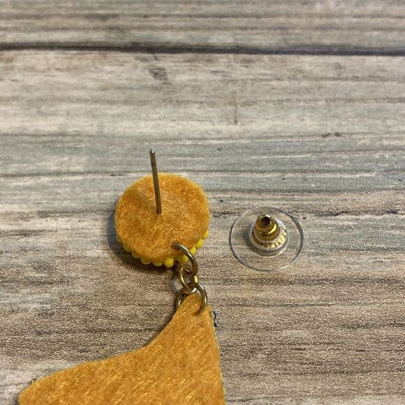 Mexican Burra Pinata EARRINGS Seed Beads‎ Cinco De Mayo - Picture 5 of 8